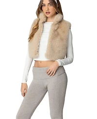 Edikted Women's Cassandra Faux Fur Vest