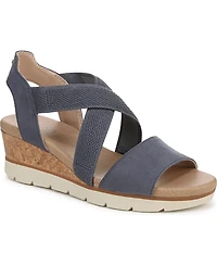 Dr. Scholl's Women's Just Cute Strappy Wedge Sandals