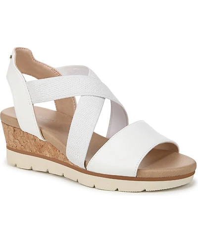 Dr. Scholl's Women's Just Cute Strappy Wedge Sandals
