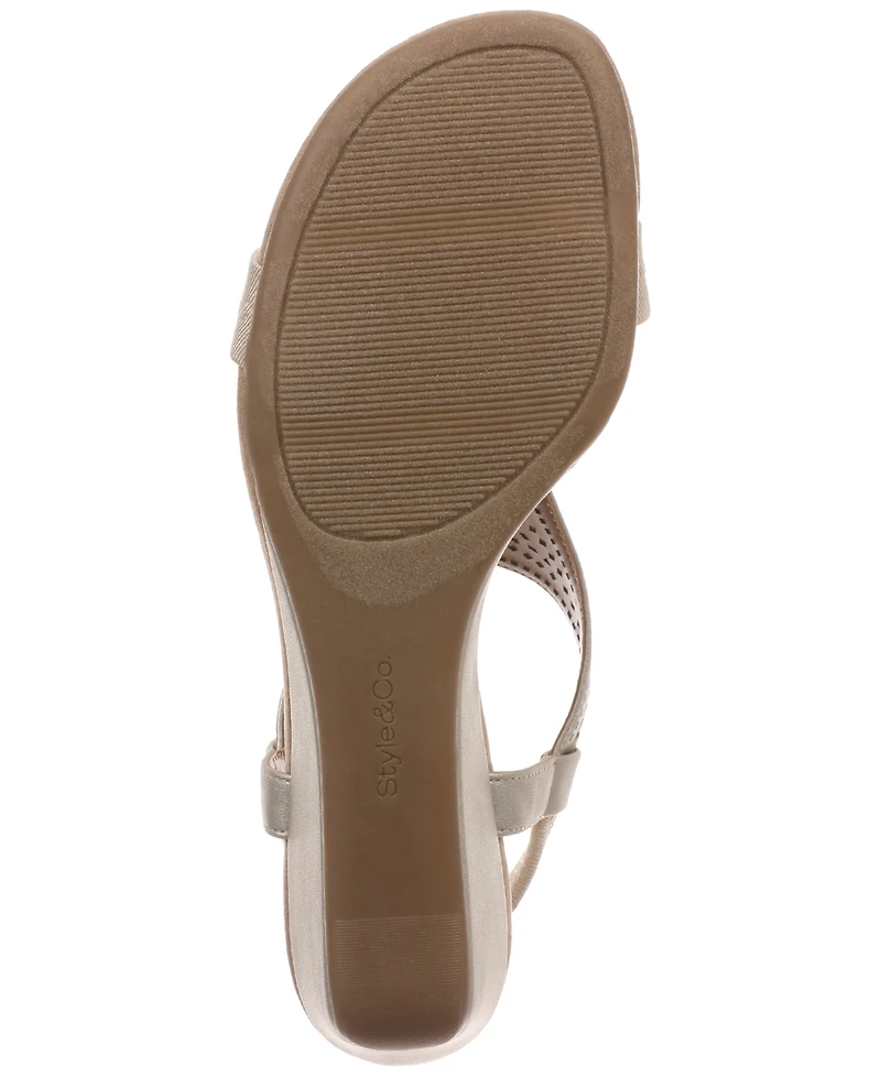 Style & Co Women's Step N Flex Vacanzaa Wedge Sandals, Created for Macy's