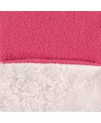 Hudson Baby Girls Fleece Trapper Hat and Mitten Set
