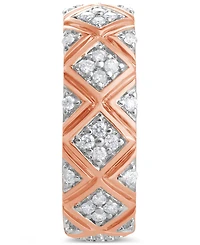 Diamond Argyle Inspired Cluster Band (3/8 ct. t.w.) in 10k Rose Gold
