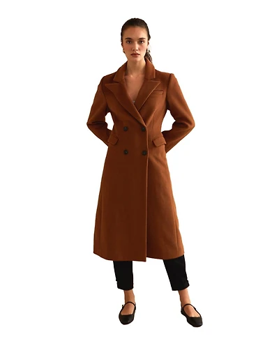 Crescent Women's Frances Wool Blend Blazer Coat