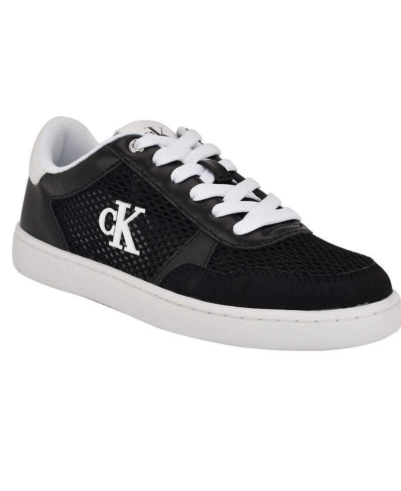 Calvin Klein Women's Heyra Logo Lace-Up Sneakers