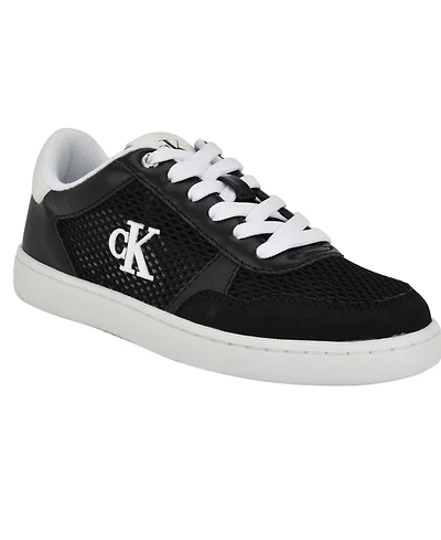 Calvin Klein Women's Heyra Logo Lace-Up Sneakers