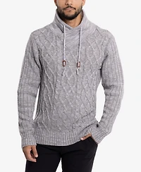 X-Ray Men's Shawl Neck Knit Sweater