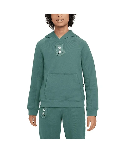 Nike Big Boys and Girls Green Tottenham Hotspur Third Air Pullover Hoodie