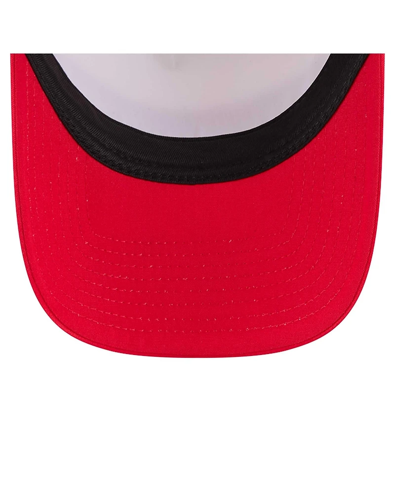 New Era Big Boys and Girls Red Kansas City Chiefs Sport Night Color Block 9FORTY A-Frame Trucker Adjustable Hat