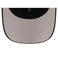 New Era Men's Black Columbus Crew Labeled 9SEVENTY Trucker Stretch-Snap Adjustable Hat