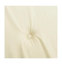 vidaXL Garden Bench Cushion Cream 59.1"x19.7"x1.2" Oxford Fabric