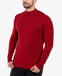 X-Ray Men's Basice Mock Neck Midweight Pullover Sweater