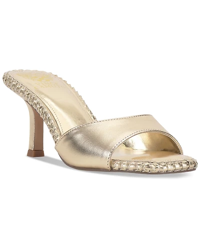 Vince Camuto Women's Emmla Braided-Trim Dress Mules