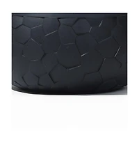 LuxenHome Black Beehive Pattern 17.5-Inch Round Planter