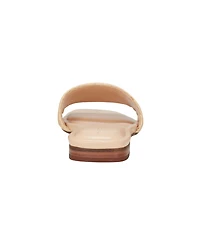 Marc Fisher Ltd Women's Murphy Square Toe Flat Sandals