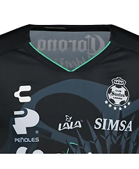 Charly Men's Black Santos Laguna 2024/25 Third Authentic Jersey