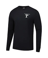 Image One Men's Black Tennessee Volunteers Comfort Colors Campus Nights Long Sleeve T-Shirt
