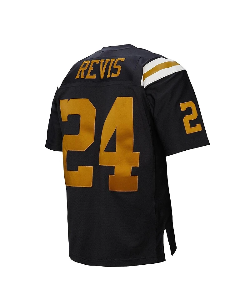 Mitchell & Ness Men's Darrelle Revis Navy New York Jets 2008 Legacy Replica Jersey