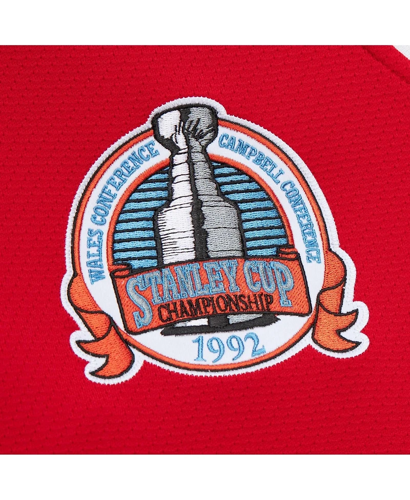 Mitchell & Ness Men's Chris Chelios Red Chicago Blackhawks 1991-92 Power Play Jersey