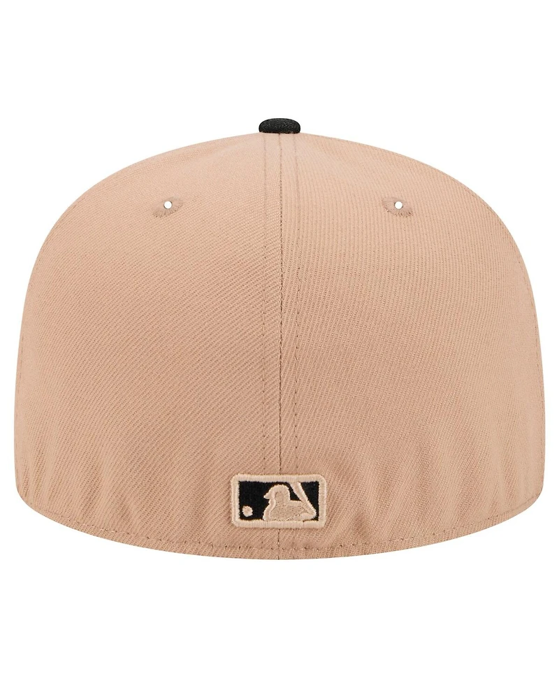 New Era Men's Khaki Baltimore Orioles 59FIFTY Fitted Hat