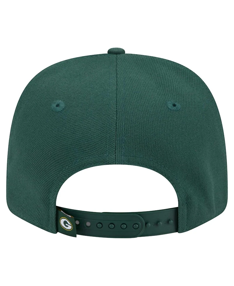 New Era Men's Green Green Bay Packers 9SEVENTY Stretch-Snap Hat