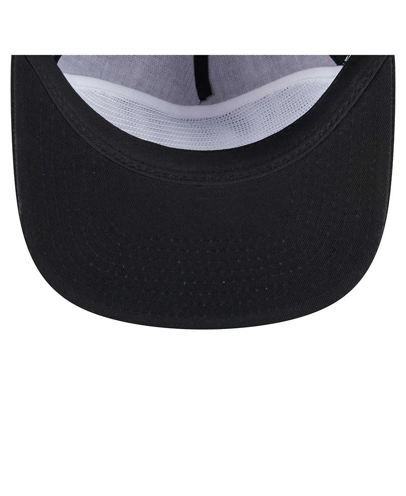 New Era Men's Black Philadelphia Eagles B-Dub Golfer Snapback Hat