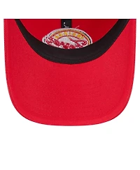 New Era Men's Caitlin Clark Red Indiana Fever Name Number Sidepatch 9TWENTY Adjustable Hat