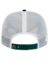 New Era Men's Green Minnesota Wild Core Trucker 9SEVENTY Stretch-Snap Hat