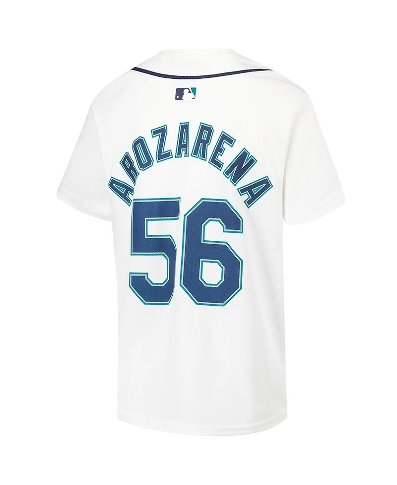 Nike Big Boys and Girls Randy Arozarena White Seattle Mariners Home Player Game Jersey