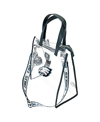 Loungefly Philadelphia Eagles Clear Convertible Backpack Tote Bag