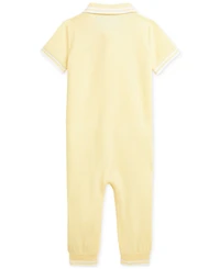 Polo Ralph Lauren Baby Boys Collared Mesh Coverall