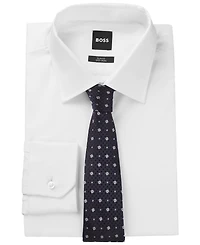 Boss by Hugo Men's Silk Jacquard Double D Monogram Tie