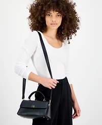 On 34th Kristt Small Solid Top Handle Crossbody