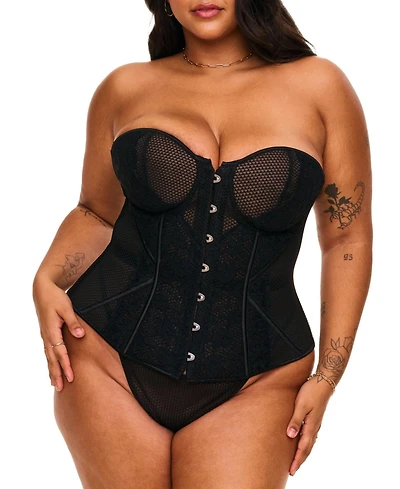 Adore Me Plus Padma Sweetheart Corset & G-String Set