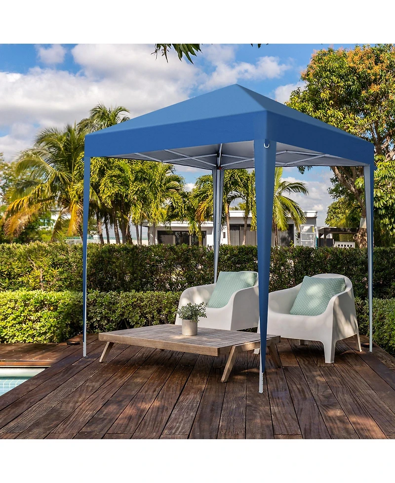 Slickblue Practical Waterproof Right-Angle Folding Tent for Outdoor Events and Easy Setup