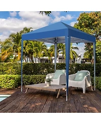 Slickblue Practical Waterproof Right-Angle Folding Tent for Outdoor Events and Easy Setup