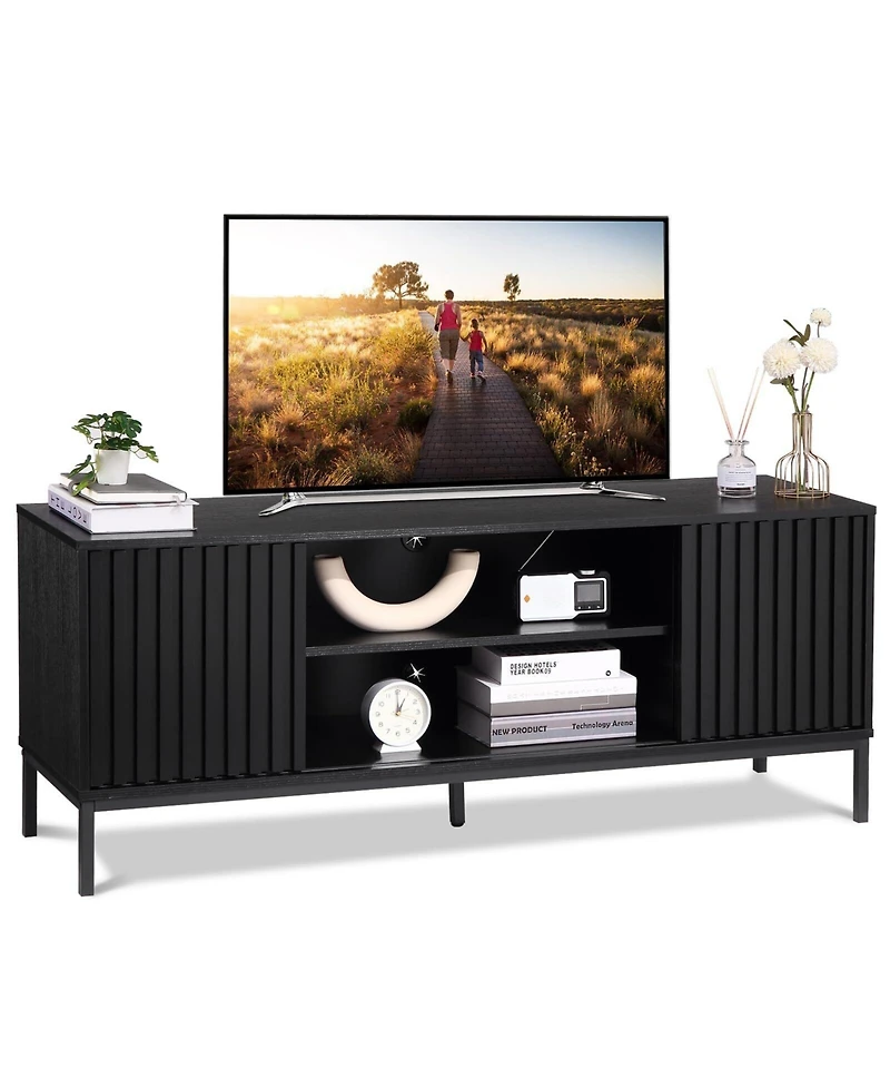 gaomon Tv Stand, Mid Century Modern Tv Stand for 55/60/65 inch Tv