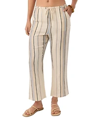 O'Neill Juniors' Brenda Cotton Gauze Striped Pants
