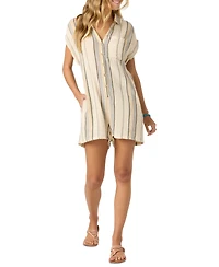 O'Neill Juniors' Kamilla Striped Romper