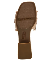 Anne Klein Women's Nahla Embellished Buckle Block Heel Dress Sandals