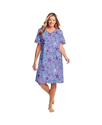 Dreams & Co. Women's Print Sleepshirt