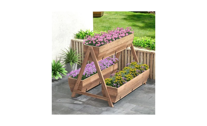 Slickblue Raised Garden Bed for Organized and Thriving Outdoor Planting