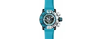 Invicta Men's 44848 Sea Hunter Quartz Chronograph White, Light Blue, Transparent Dial Watch