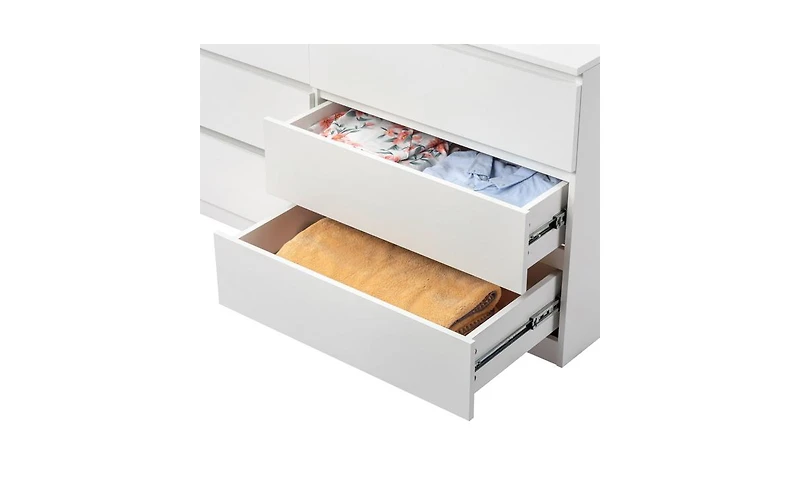 Slickblue 6-Drawer Double Dresser for Bedroom, Wide Storage Cabinet for Living Room and Entryway