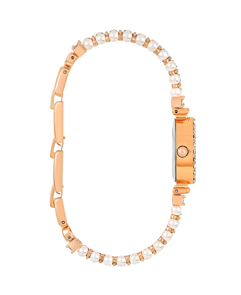 Danecraft Women's 18K Fine Rosegold Plated Analog Watch