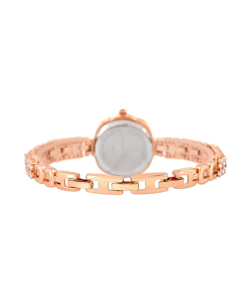 Danecraft Women's 18K Fine Rosegold Plated Analog Watch