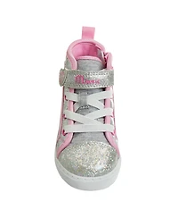 Disney Toddler and Little Girls Minnie Mouse Light Up Canvas Sneakers
