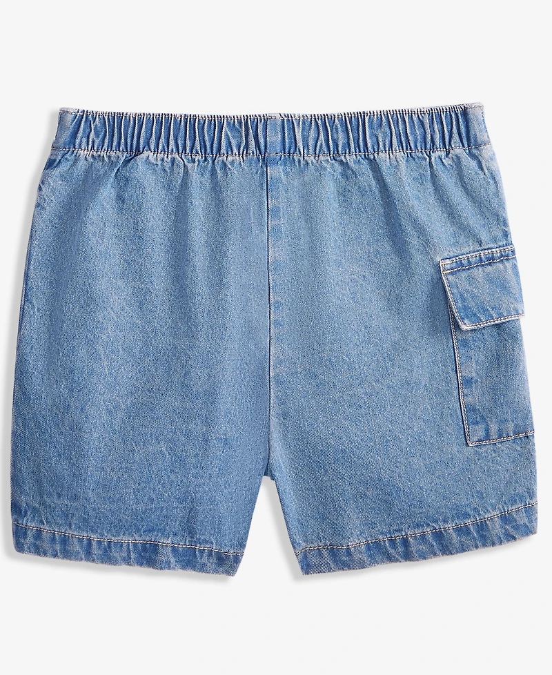Tommy Hilfiger Big Girls Cotton Denim Wrap Cargo Skort