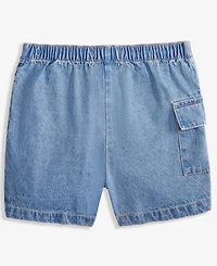 Tommy Hilfiger Big Girls Cotton Denim Wrap Cargo Skort