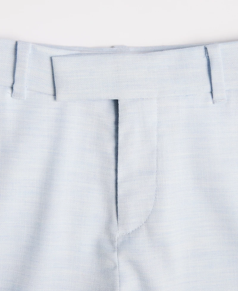 Calvin Klein Big Boys Slim Fit Stretch Ocean Sharkskin Pants