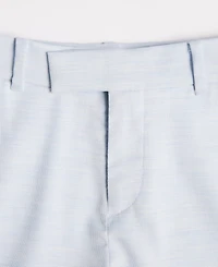Calvin Klein Big Boys Slim Fit Stretch Ocean Sharkskin Pants